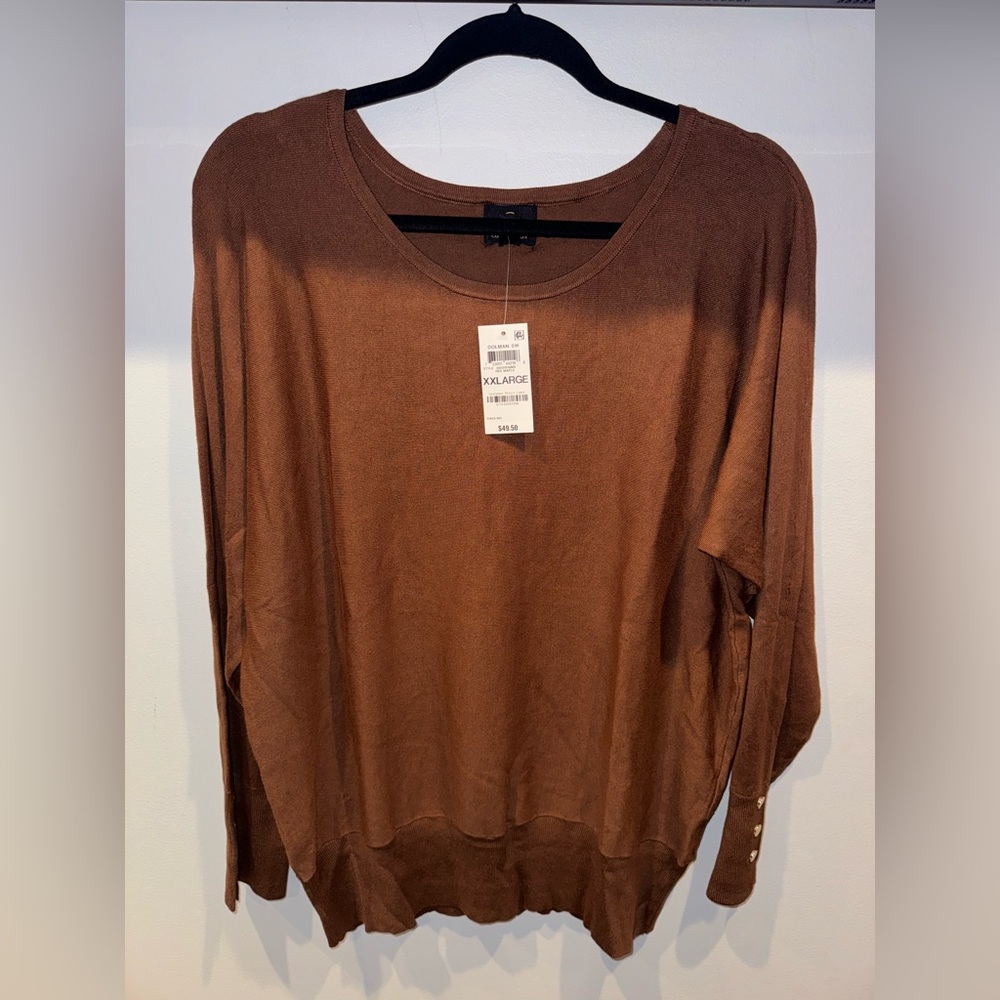 JM Collection long sleeve sweater shirt